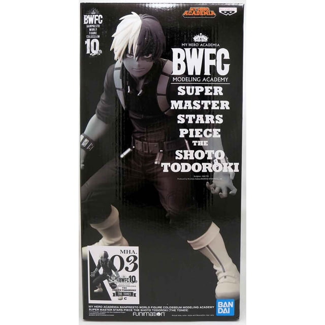 My Hero Academia 8 Inch Static Figure Super Master Stars - Shoto Todoroki B&W