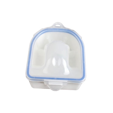 Bol Professionnel pour Trempage des Ongles Épaissi et Durable Bol à Main pour Ongles Bleu Spa