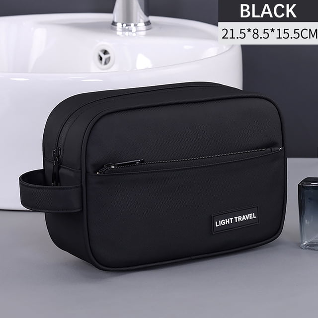 Birdeem Mens Toiletry Bag,Large Capacity Hanging Travel Dopp Kit with Water-Resistant Lining,8.5×6.1×3.3 Inch Compact Cosmetic Organizer for Business Trips