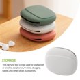 thumbnail image 4 of QualitChoice Earphone Storage Box Holder Mobile Phone Cable Carrying Case Reusable Pocket Container Headphone Bag U Disk Organizer Gray 1Set, 4 of 6