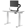 thumbnail image 1 of Desky Dual Mini Sit Stand Desk - White / 32 x 20 inches / White, 1 of 10