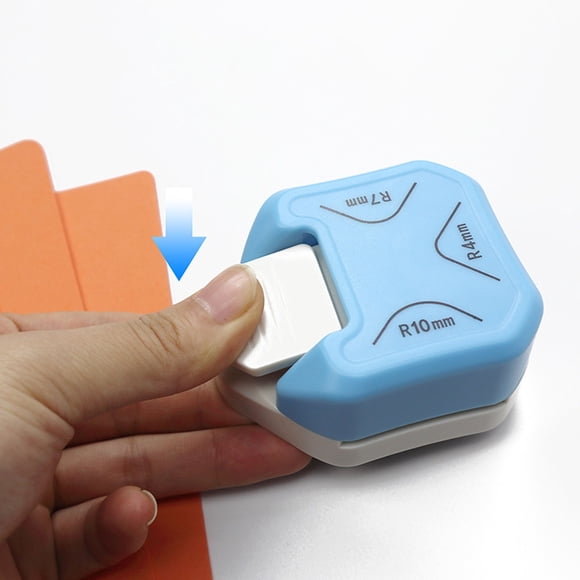 Outils d'Artisanat d'Angle pour Perforer le Papier, Arrondisseur, Bord Laminé, Bricolage Arts et Artisanat, Couture et Papeterie, 6,1 cm X 7,4 cm X 3,4 cm, Bleu