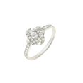 thumbnail image 3 of XZNGL Open Ring Female Fashion Personality Four-leaf Ring Friendship Ring Ring Necklace Female Collarbone Chain, 3 of 9