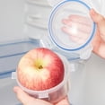 thumbnail image 4 of witspace Onion Storage Container and Tomato Lemon Apple Produce Saver Holder, Portable Fruit and Vegetable Food Storage Keeper Containers for Kitchen Fridge, 4 of 6