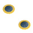 thumbnail image 1 of QualitChoice Revêtement de Sol Cuisine Salle de Bain Filtre à Cheveux Collecteur Réutilisable Résidu Filtre d'Égout Bouchon Jaune Bleu 2Set, 1 of 6