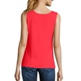 thumbnail image 2 of Hanes Women`s Mini-Ribbed Cotton Tank, M, Red Spark, 2 of 2