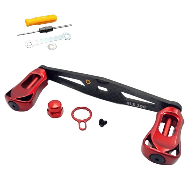 Baitcasting Reel Rocker Handle Carbon Fiber Gripping Pill Rocker Handle With Bearing For DAIWA Straight Board Reel Accessories