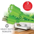 thumbnail image 3 of Elink - 1 Outlet Outdoor Electrical Extension Cord, 25 Feet Length, Green, 3 of 3