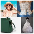 thumbnail image 5 of Unique Bargains Embouts en Silicone, Lot de 100 Bouchon en Silicone 6 mm Compatible avec Corset, Désossage en Polyester pour Robe de Mariée (Blanc), 5 of 5