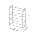 thumbnail image 3 of Dvkptbk 4 Tier Shoe Rack for Closet Shoe Organizer - Shoe Shelf Storage for Closet, Bedroom, Entryway, Garage - Shoe Storage Organizer Home Essentials, 3 of 6