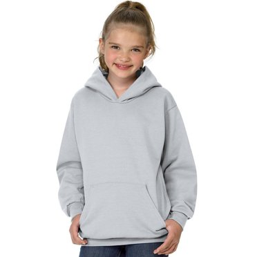 Hanes P473 Youth Comfort Blend Ecosmart Pullover Hoodie Size - Small - Ash