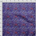 thumbnail image 4 of oneOone Tissu en Viscose Chiffon Violet Abstrait Matériel de Robe Tissu Imprimé Tissu au Mètre 42 Pouces de Large, 4 of 4