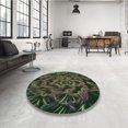 thumbnail image 4 of Ahgly Tapis Rectangulaire Lavable en Machine Intérieur Transitionnel Gris Minuit, 2 Pieds x 5 Pieds, 4 of 7