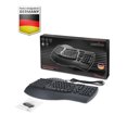 thumbnail image 2 of Perixx PERIBOARD-512B Wired Ergonomic Keyboard - Split Keyboard, Wrist Rest, Natural Typing - Wired USB Connectivity - US English - Black, 2 of 7