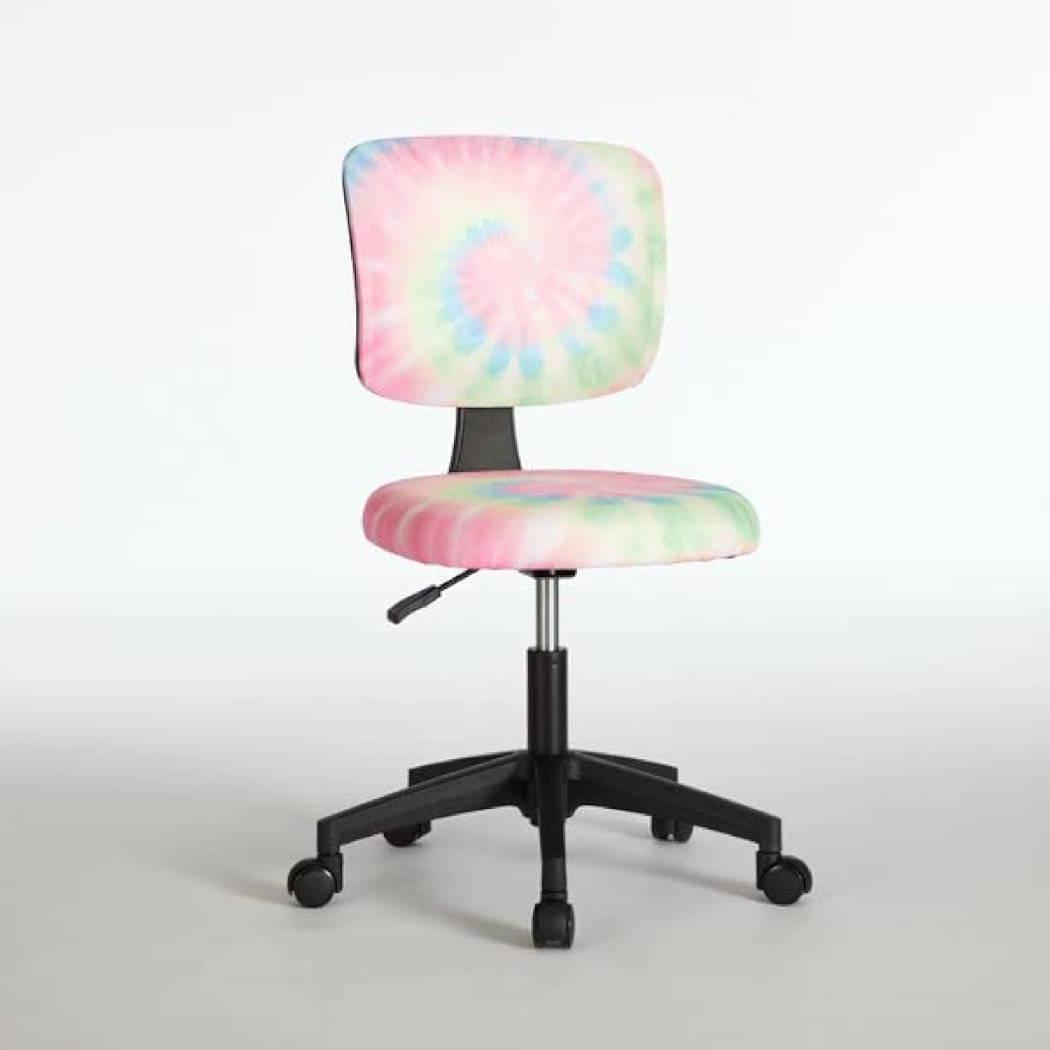 Urban Lifestyle Pink Tie Dye Swivel Office Chair, Rainbow