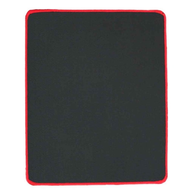 Transemion 2020 Hot Non Wear Resistant Computer Notebook Soft Edge Seamed Mouse Pad Office Rubber Fabric Mat red 240*320*3mm 1Set