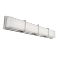 thumbnail image 1 of Artika Subway LED Integrated 35-inch 4-Section Vanity - Chrome Finish, 1 of 7
