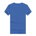 thumbnail image 1 of AherBiu Hauts Grande Taille pour Femmes T-Shirt à Manches Courtes Col Ras du Cou Été Décontracté Confortable T-Shirts Basiques, 1 of 4