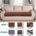 thumbnail image 2 of Super Stretch Stylish Cushions Covers/Furniture Cover Spandex Jacquard Small Checked Pattern Super Soft Slipcover Washable Individual, 2 of 7