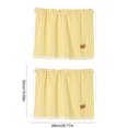 thumbnail image 3 of D-76 Yellow Car Sunshade Rear Window Universal Suction Cup Shades For Sun Protection Pair Of Window Side Curtains Easy Install Light Blocking For Vehicles 39 X 59 Inches, 3 of 6