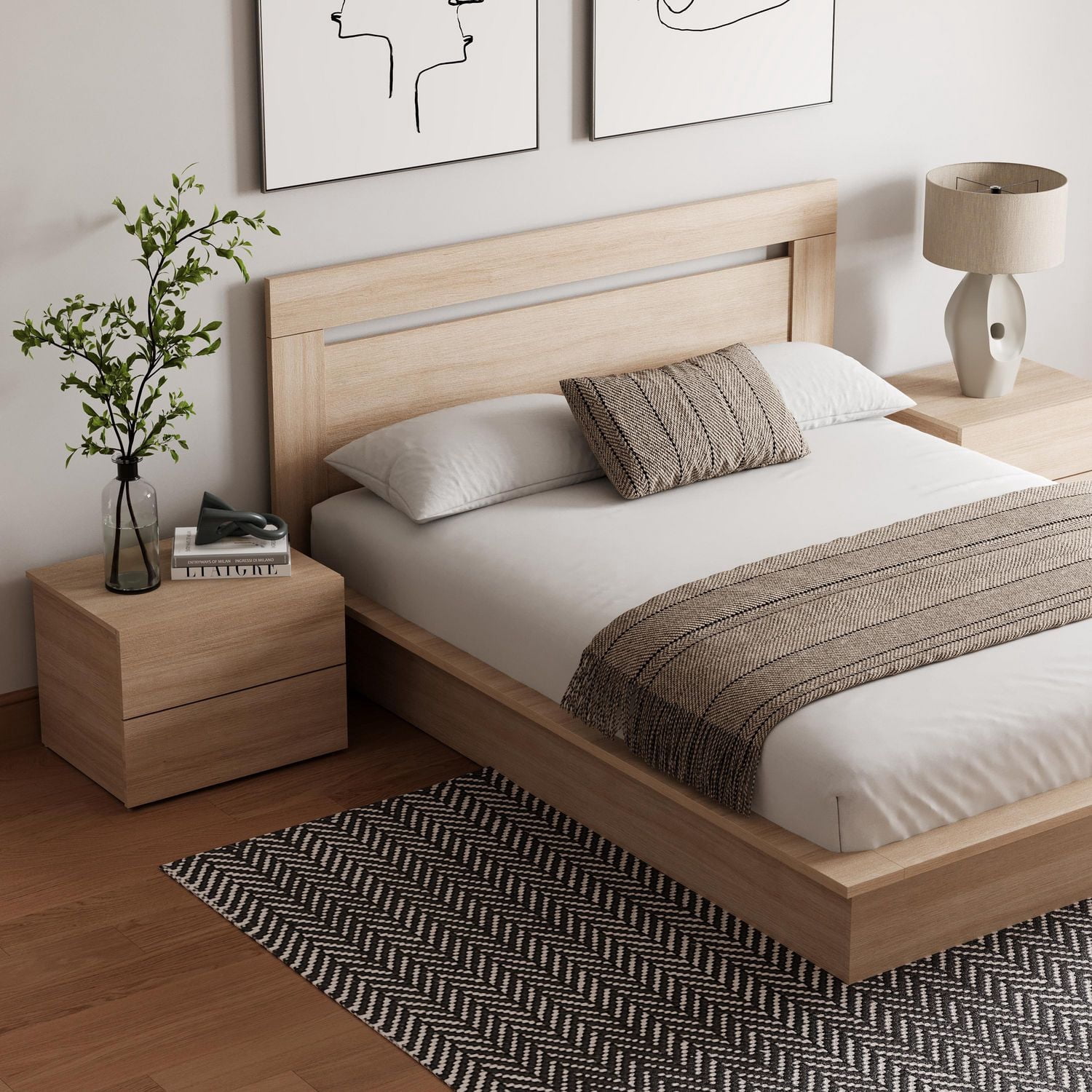 Nexera Malibu 4-Piece Bedroom Set