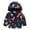 Black, variant on Toddler Boys Jacket Toddler Kids Baby Grils Boys Long Sleeve Print Zipper Hooded Coat Jacket
