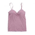 thumbnail image 1 of Wuffmeow Camisole en Coton Extensible pour Femmes avec Soutien-Gorge Intégré, 1 of 6