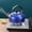 Blue#82309🌈, variant on Stainless Steel Whistling Tea Kettle for Stovetop | Portable Red Teapot with Foldable Ergonomic Heat-Resistant Handle | Induction & Gas Compatible | 1x Kettle | Durable, Easy-To-Store Design