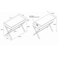 thumbnail image 4 of Posey Lift-Top Desk in Turquoise, 4 of 8