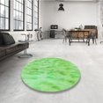 thumbnail image 4 of Ahgly Tapis Rectangulaire Lavable en Machine Intérieur Transitionnel Vert Émeraude, 6 Pieds x 9 Pieds, 4 of 7