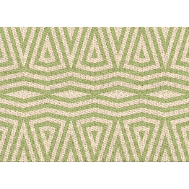 Ahgly Company Tapis Rectangulaire Lavable en Machine Intérieur Transitionnel Laiton Vert, 8 Pieds x 12 Pieds