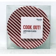 thumbnail image 1 of Martha Stewart Assiettes d'Apéritif Cook Out! Rouge/noir, Lot de 4, 1 of 1