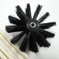 thumbnail image 3 of Nylon Chimney Brush and Rods Kit Electrical Rotary Drill Drive Sweeping Cleaning Tool with Long Flexible Rods 12FT, 3 of 7