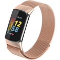 thumbnail image 1 of LAICAIW Bracelets à Boucle en Maille Magnétique Uniquement Compatibles avec les Bracelets Fitbit Charge 5, Conception Sans Boucle, Bracelets de Remplacement en Acier Inoxydable Métalliques Ajustables pour Traqueur d'Activité Charge 5 Femmes Hommes, 1 of 6