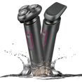 thumbnail image 1 of PRITECH Electric Razor Mens Cordless Shaver - Rotary Shaver Beard Hair Face Trimme, Waterproof Wet/Dry Shaving Kit with 2 in 1 Rotary Razor, Standing Recharge Dock, USB Recharging. (Gray), 1 of 6