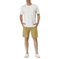 thumbnail image 2 of INSPIRE CHIC Men's Shorts Drawstring Waist Fish Pattern Beach Summer Board Shorts 28 Khaki, 2 of 7