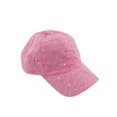 thumbnail image 1 of Glitzy Game Sequin Trim Baseball Cap  - Pink, 1 of 1