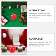 thumbnail image 4 of MesaSe 10 Pcs Christmas Apple Box Containers With Lids Candy Cases Clear Favors Decorate Boxes, 4 of 6