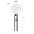 thumbnail image 3 of Shower Head Filter for Hard Watershower - High-Pressure Handheld Showerhead - Hard Water High Pressure4 Spray Modes Handheld Shower for the Elderly, Childrencan Be Used for Home, 3 of 6