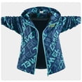 thumbnail image 4 of 2025 3-14Y Boys Spring Windproof Jackets Fleece Lined Baby Jackets Hooded Windbreakers Green, 4 of 8