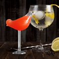 thumbnail image 2 of 3X,150Ml Creative Bird Shape Cocktail Goblet Glass Personality Molecular Smoked Modelling Glass Fantasy Wine Goblet, 2 of 7