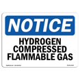 thumbnail image 1 of SignMission OS-NS-A-1218-L-13565 12 x 18 Po Panneau de Signalisation OSHA - Gaz Inflammable Comprimé à l'Hydrogène, 1 of 1