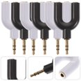 thumbnail image 3 of 6pcs U Shape 3.5mm Headphone Adapter Y Splitter 1 To 2 Headphone Splitter, 3 of 8