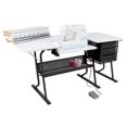 thumbnail image 2 of Studio Designs Eclipse Hobby Couture Arts & Artisanat Centre Table, Noir et Blanc, 2 of 9