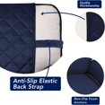 thumbnail image 3 of 2024 Reversible Quilted Sofa Cover  Water Resistant Slipcover Furniture Protector  Washable Couch Cover with Non Slip Foam and Elastic Straps for Kids  Dogs  Pets (Small  Pink/Beige), 3 of 7
