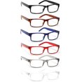 thumbnail image 1 of BLEBCOOL Lot de 6 Lunettes de Lecture pour Hommes Femmes Blocage de Lumière Bleue Charnière à Ressort Lecteur, 1 of 7