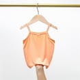 thumbnail image 2 of Plebaso Kids Girls Sleeveless T-Shirt Solid Color Spaghetti Strap Top Tee Baby Summer Clothes, 2 of 6