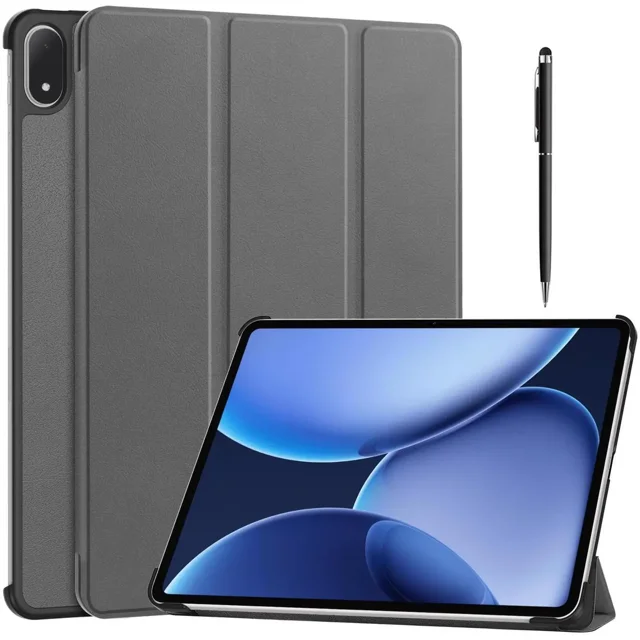 Case for Oppo Pad 4 Pro / OnePlus Pad 2 Pro / OnePlus Pad 3 13.2 inch 2025, Tri fold Slim Hard Shell Smart Protective Cover with Multi-Angle Stand, Auto Sleep/Wake, Stylus Pen