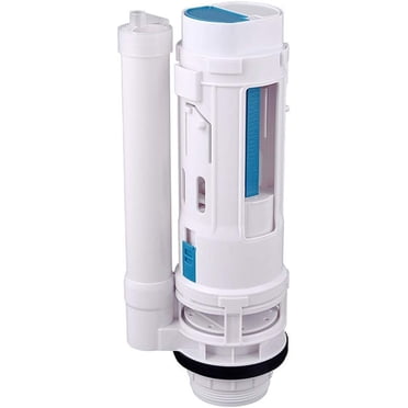 Valve de Remplissage Réglable pour Toilette, Pièce de Remplacement de Valve de Chasse Double à Installation Facile avec Compatibilité du Diamètre du Drain, Contrôle de la Consommation d'Eau de Valve de Réservoir de Toilette pour Votre