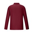 thumbnail image 3 of Jalioing Men's Collared Shirt Long Sleeve Button Golf Shirts Business Casual Ribbed Stretchy Pullover Tee, 3 of 5